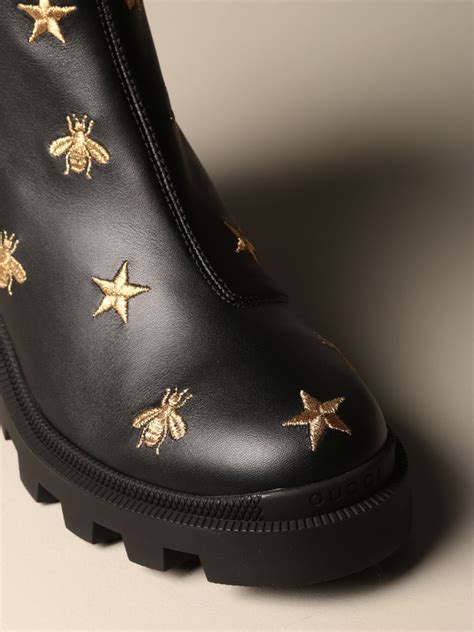 gucci star and bee boot dupes|gucci ace embroidered bee.